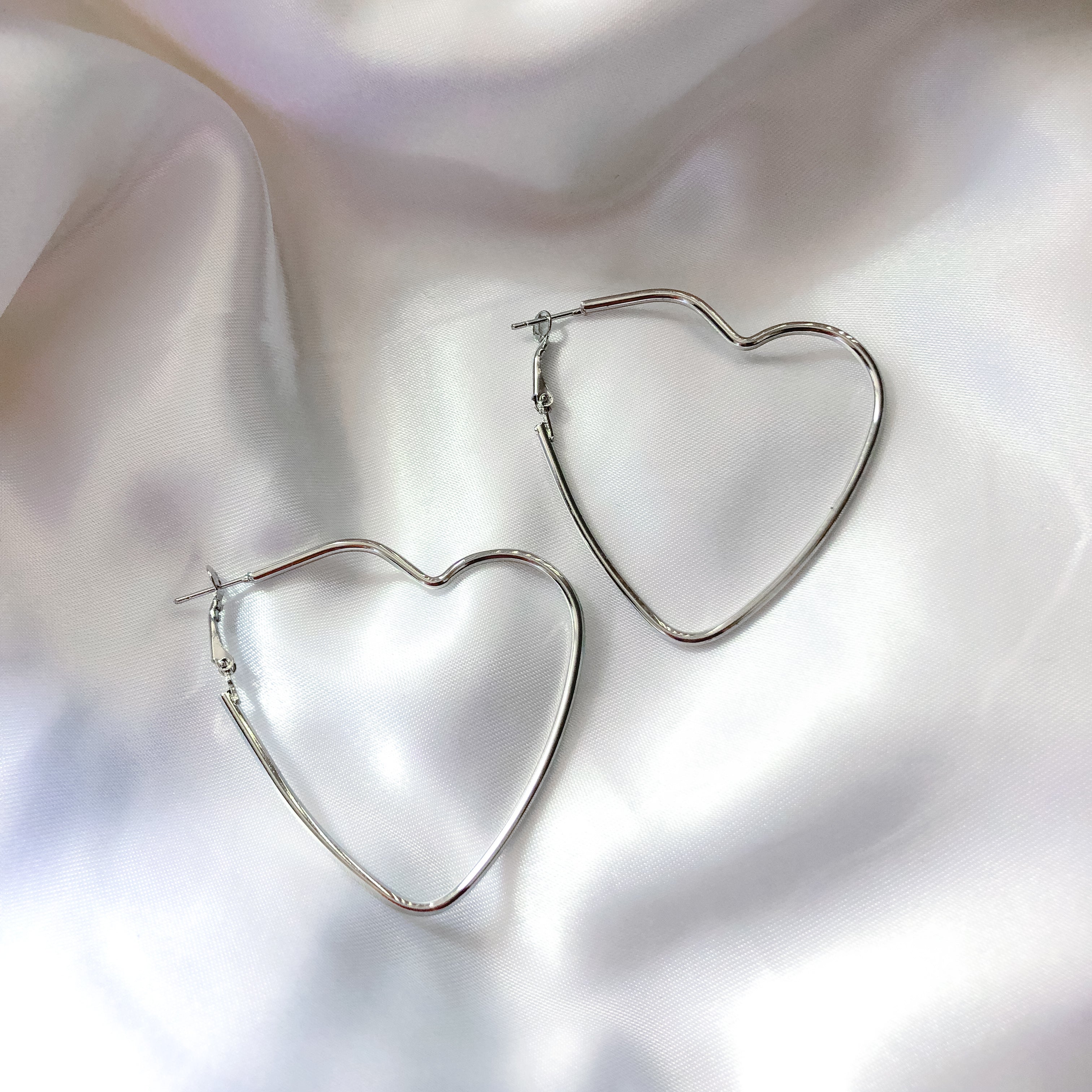 アクセサリー HUMAN MADE Heart Silver Earrings Human Made - HEART SILVER EARRING | HBX - Globally Curated