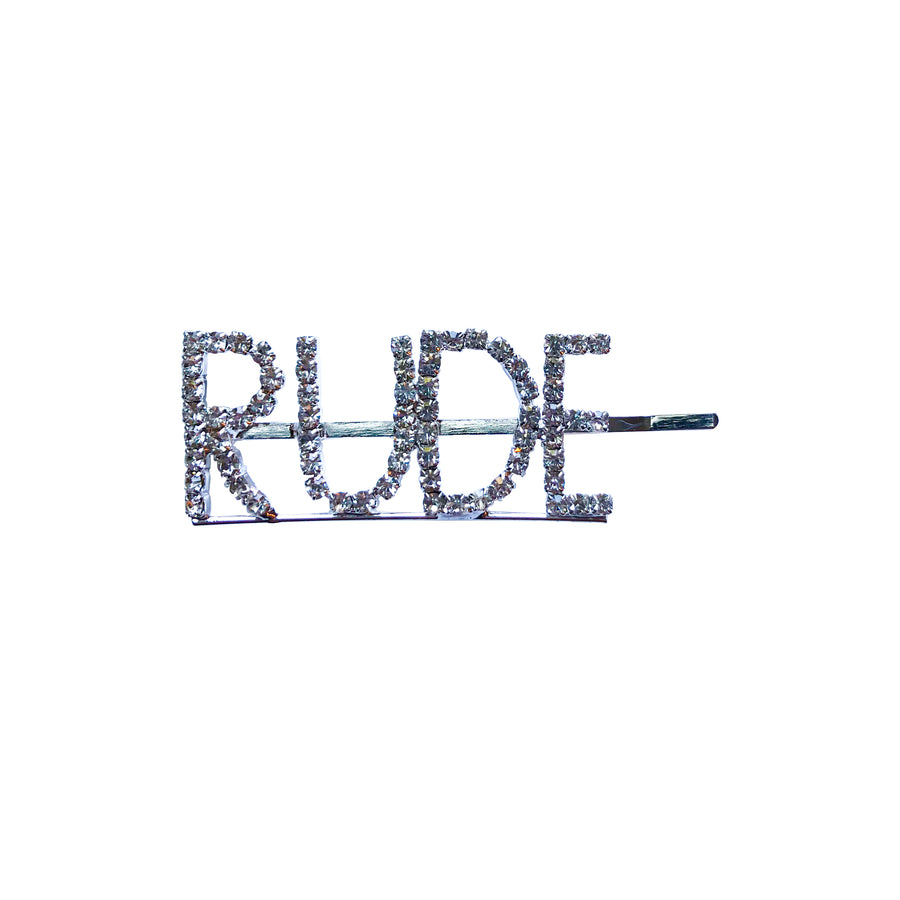 “Rude” Hair Clip